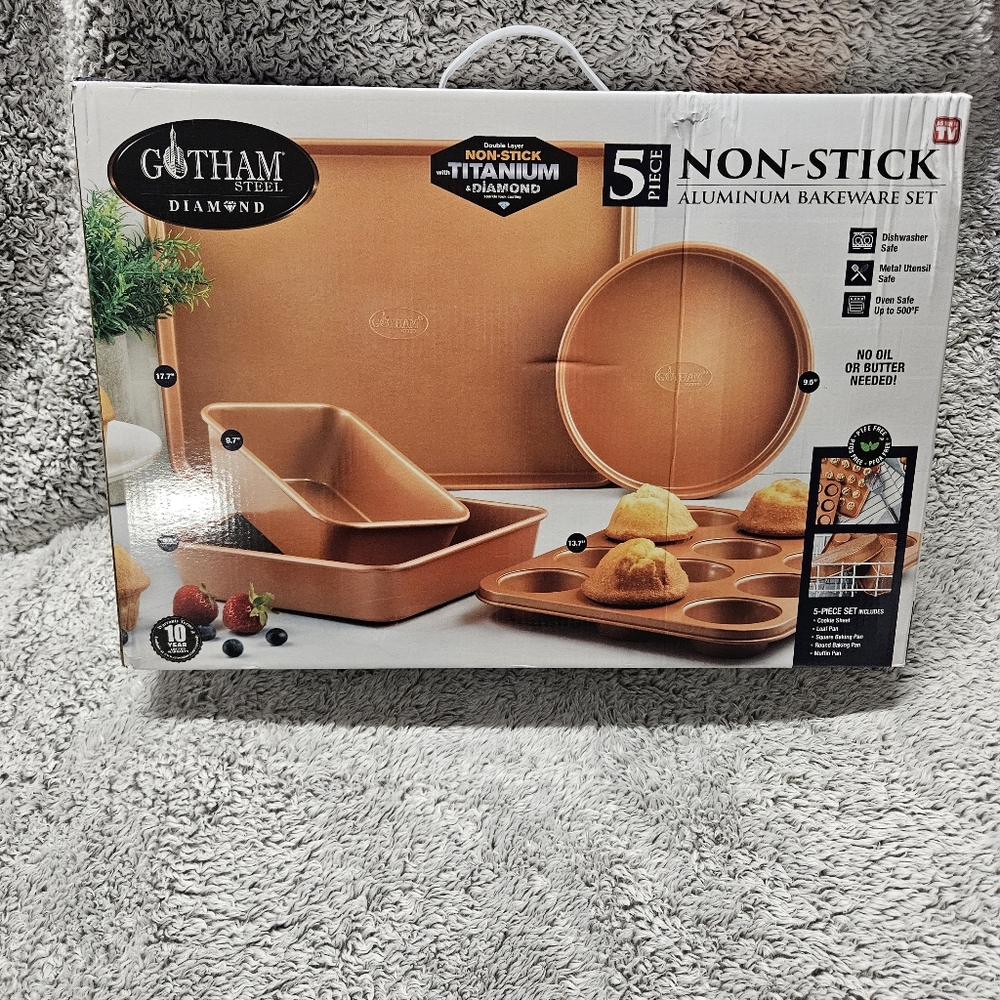 Copper Non-Stick Bakeware Set